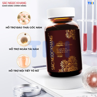 COMBO 3 hộp thực phẩm chức năng Viên uống Sắc Ngọc Khang++ (120 viên)
