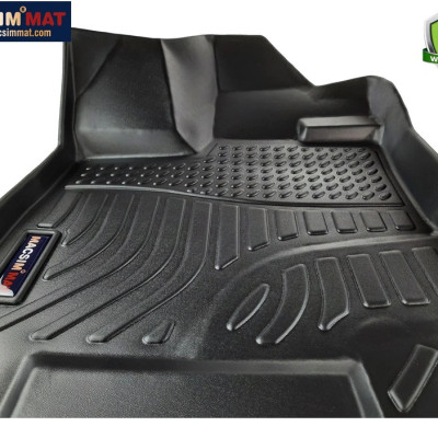 Thảm lót sàn xe ô tô Acura MDX 2014 - nay Nhãn hiệu Macsim chất liệu nhựa TPE cao cấp màu đen