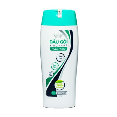 Dầu gội đầu Thảo dược Kingphar , chai 200ml, sạch gàu, mượt tóc, giảm gãy rụng