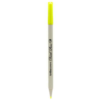 Bút Lông Đầu Cọ Artline Supreme Brush Pen EPFS-F - Fluoro Yellow
