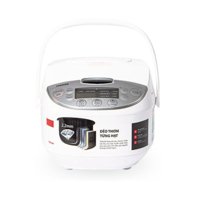 Nồi cơm điện tử Toshiba 1 lít RC-10DH2PV(W)-Hàng chính hãng