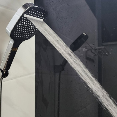 Bộ tay dây sen 3 chức năng chảy, nhựa ABS mạ Chrome Eurolife EL-128SH-T