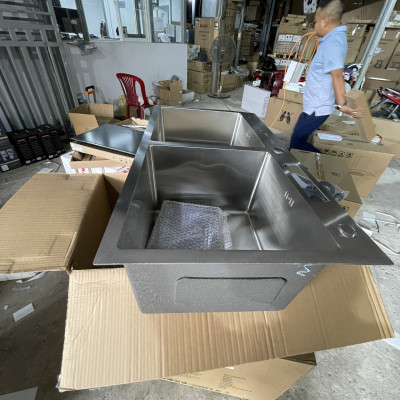 CHẬU RỬA INOX KAFF KF-HMS8245 - Hàng Chính Hãng