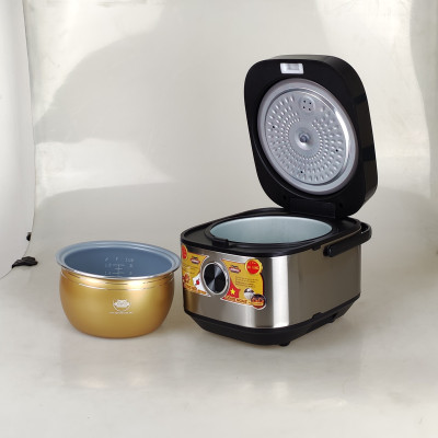 Nồi cơm điện tử Ladomax 7218 - Dung tích 1.8L, 700W - Lòng niêu men chống dính cao cấp-hàng chính hãng