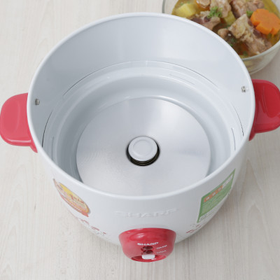 Nồi cơm nắp rời Sharp 1.5 lít KSH-D15V, Công suất 530W, Giao màu ngẫu nhiên - Hàng chính hãng
