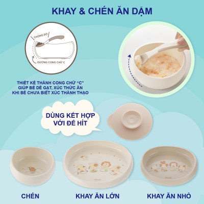 Bộ đồ dùng ăn dặm RICHELL TLI toàn diện | Baby
