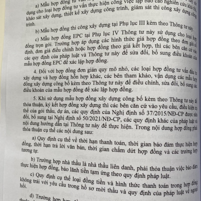 Hướng Dẫn Một Số Nội Dung Về Hợp Đồng Trong Xây Dựng