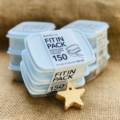 Hộp trữ đông, bảo quản thực phẩm Freezermate Fit in Pack nhựa nguyên sinh an toàn hàng nội địa Nhật Bản