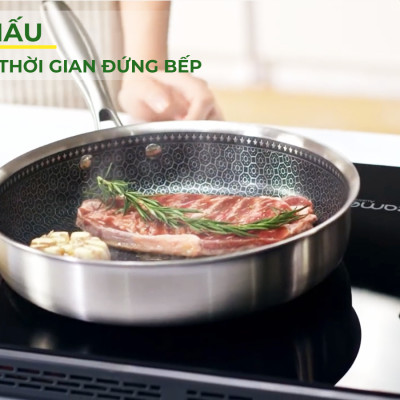 [Hàng Chính Hãng] Bếp Từ Dương Đôi Dreamer DKA-DIC135B (Đen) Công Suất 3500W, Chống Tràn, Cảnh Báo Nhiệt Dư, Khóa Trẻ Em, Cảm Ứng Sensor Touch