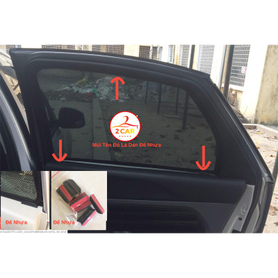 Rèm Che Nắng Ford Everest 2008-2015,2017-2021,2022-2023 Rèm Chắn Nắng Nam Châm Cho Xe ô tô, Bộ 4 Tấm, có nam châm