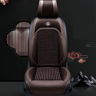 Bộ  Áo Ghế Hạt Gỗ Massage Cao Cấp- Chống Nóng, Trượt Dùng Cho Ô tô, Xe hơi, Văn phòng
