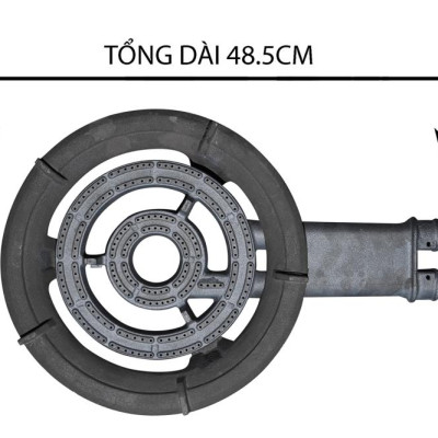 Combo Bếp Gas Công Nghiệp Chuyên Dụng Hầm Chiên Kho OWANI WN-280C Sơn Tĩnh Điện Loại To 5 Chân Kèm Van Dây - Hàng Chính Hãng