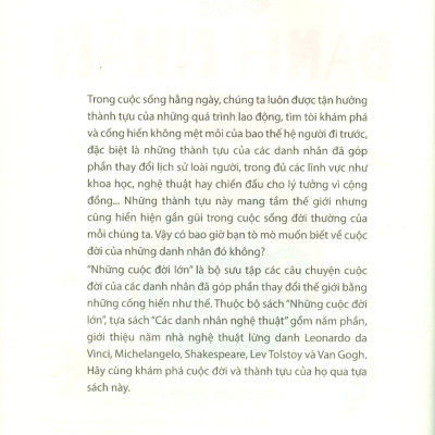 Những Cuộc Đời Lớn - Các Danh Nhân Nghệ Thuật