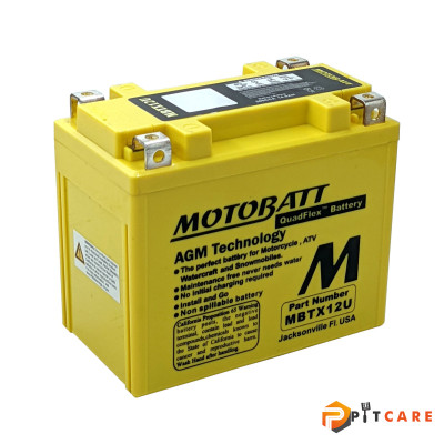Bình Ắc Quy Motobatt MBTX12U 12V 14Ah CCA210 Chính Hãng Bảo Hành 9 Tháng