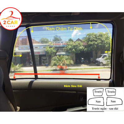 Rèm Che Nắng Ford Everest 2008-2015,2017-2021,2022-2023 Rèm Chắn Nắng Nam Châm Cho Xe ô tô, Bộ 4 Tấm, có nam châm