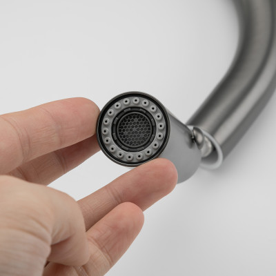 Vòi rửa bát dây rút màu đen GAPPO G4398-41 Chính hãng nhập khẩu