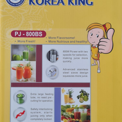 Máy ép trái cây Korea King PJ-800BS ( Hàng chính hãng )