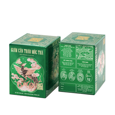 Bộ 4 Sản Phẩm Trà Thảo mộc Hỗ Trợ Giảm Cân Disan