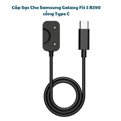 Cáp sạc cho Đồng Hồ Samsung Galaxy Fit 3 R390 cổng type C, Kai.N Charge_ Hàng chính hãng