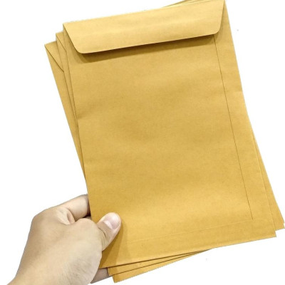 Bao Hồ Sơ Vàng Có Keo (10 Cái/Lốc)