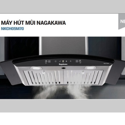 Combo Bếp Đôi Điện Từ Inverter Nagakawa NK2C01M Và Máy Hút Mùi Nagakawa NKCH05M70 Tích hợp công nghệ NaSYNC - Tự động đồng bộ điều khiển giữa bếp điện từ và hút mùi Điều khiển chuyển động Leap Motion và Touch Control bằng cách vẫy tay - Hàng Chính Hãng