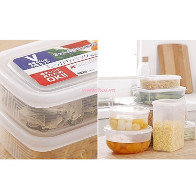 Hộp thực phẩm Nakaya 2000ml hàng nội địa Nhật Bản