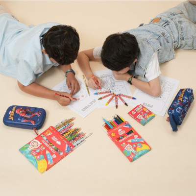 Hộp 16 Bút Sáp Màu Colorful - Clever Hippo 1601