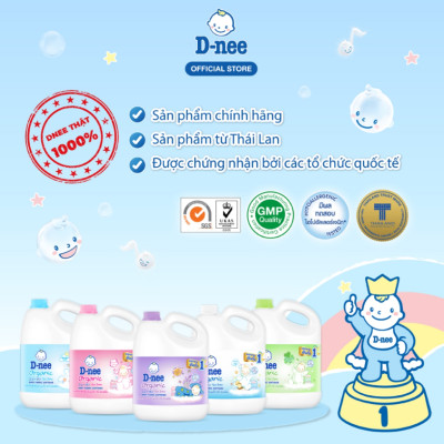 Nước Xả Quần Áo Cho Bé D-nee - Chai 2800ml (Tím)