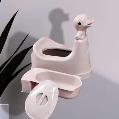 Bô vệ sinh con vịt đáng yêu cho bé- màu mới hàn quốc