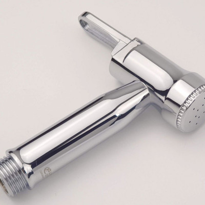 Tay xịt vệ sinh Nhựa ABS mạ Chrome tăng áp Eurolife EL-H06 (Trắng bạc)