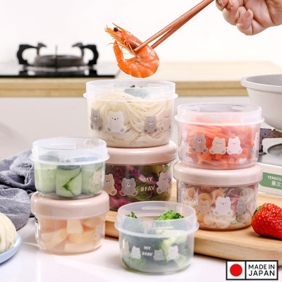Hộp đựng thực phẩm Nakaya Pot Bear 300ml - Hàng nội địa Nhật Bản nhập khẩu chính hãng