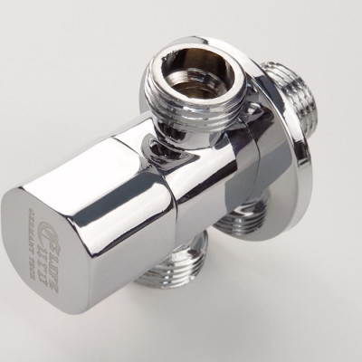 Van T chia giảm áp và khóa 2 đường nước Eurolife EL-X20 (Trắng bạc)