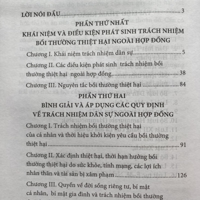 Luật Dân sự Việt Nam (Bình giải và áp dụng) - Trách nhiệm bồi thường thiệt hại ngoài hợp đồng 