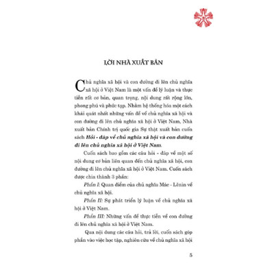 Sách - Hỏi - Đáp Về Chủ Nghĩa Xã Hội Và Con Đường Đi Lên Chủ Nghĩa Xã Hội Ở Việt Nam - NXB Chính Trị Quốc Gia