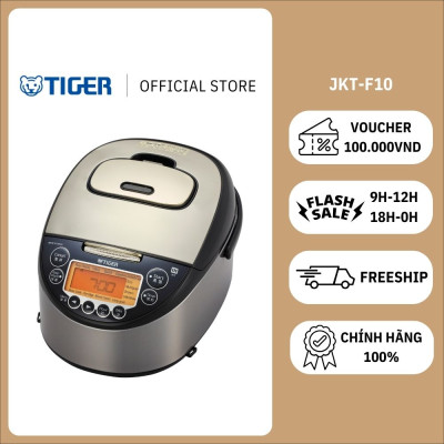 Nồi Cơm Điện Tử Cao Tần Tiger JKT-F10W 1 lít - Hàng chính hãng
