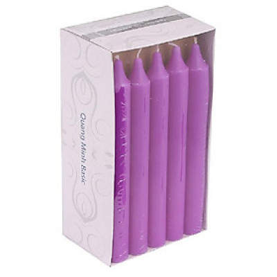 Hộp 15 cây nến thơm thẳng Quang Minh Candle FTRAMART EDC2317 cao 15cm (Tím)