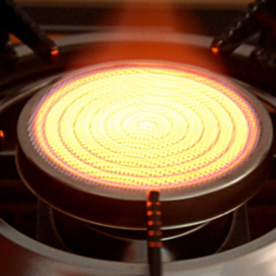 Bếp gas đơn hồng ngoại Rainy mặt kiếng cường lực hoa văn ngẫu nhiên - Hàng chính hãng