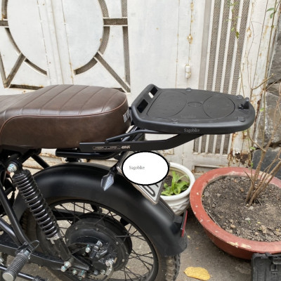 Thùng givi E43NTL_ADV gắn cho xe máy điện Datbike Weaver 200, bộ thùng đã bao gồm baga 