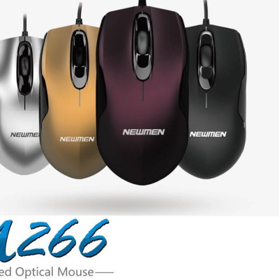 CHUỘT NEWMEN M266 CHÍNH HÃNG- KẾT NỐI DÂY USB ( Hàng Chính Hãng)