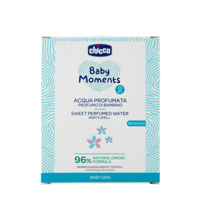 Nước hoa hương tự nhiên 0M+ Chicco cho bé 100ml_Tặng sữa dưỡng ẩm Chicco hạnh nhân 50ML