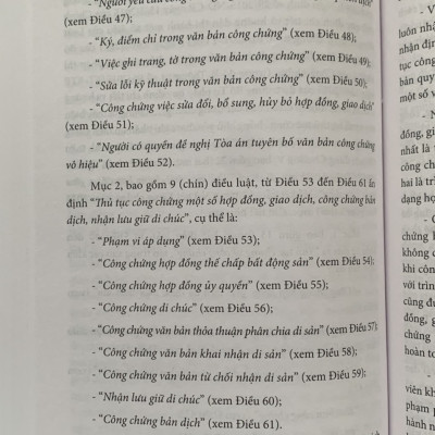 Bình Luận Luật Công Chứng Năm 2014 