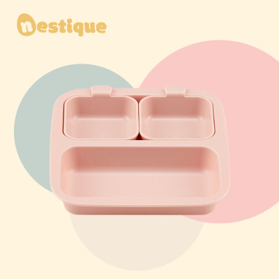 Khay Ăn Trẻ Em Nestique N-12 Cao Cấp 3 Ngăn