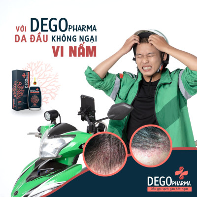 Dego Pharma - Dầu gội sạch vảy gàu mảng trắng, hết ngứa chiết xuất thiên nhiên từ vỏ cây Zizyphus, sản xuất theo tiêu chuẩn và dưới sự giám sát của công ty dược phẩm Châu Âu (80ml)