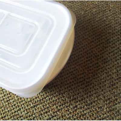 Hộp nhựa nắp mềm Whity Pack 800ml sử dụng được trong lò vi sóng - nội địa Nhật Bản