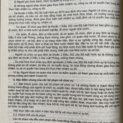 Phương Pháp Định Tội Danh Với 538 Tội Phạm Trong Bộ Luật Hình Sự Năm 2015 Sửa Đổi Đổ Sung Năm 2017