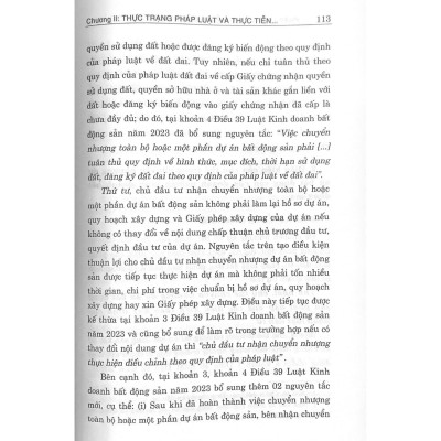 Pháp luật về chuyển nhượng, góp vốn các dự án bất động sản của doanh nghiệp kinh doanh bất động sản