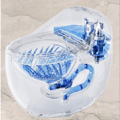 BỒN CẦU MỘT KHÔI EUROVINTO CAO CẤP MÃ 112