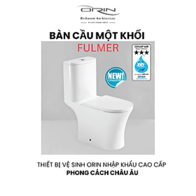 Bàn Cầu một khối nhập khẩu ORIN Fulmer