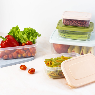 Combo 3 Hộp Đựng thực Phẩm Hình Vuông Hokkaido Nhiều Cỡ Xuất Nhật - Hàng Chính Hãng ( Tặng kèm khăn lau đa năng pakasa) Giao màu ngẫu nhiên