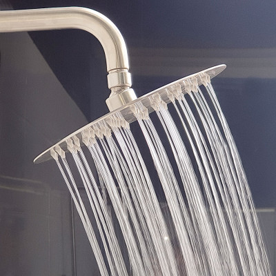 Bộ sen cây tắm đứng nóng lạnh Inox SUS 304 Eurolife EL-S920 (Trắng vàng)